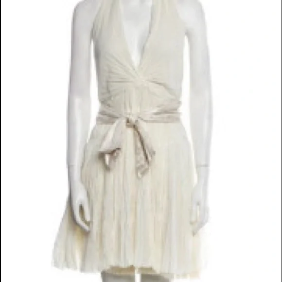 Louis Vuitton runway white  halter dress - Picture 3 of 6